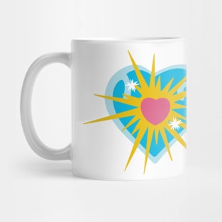 Baby Pink Sunsparkle cutie mark Mug